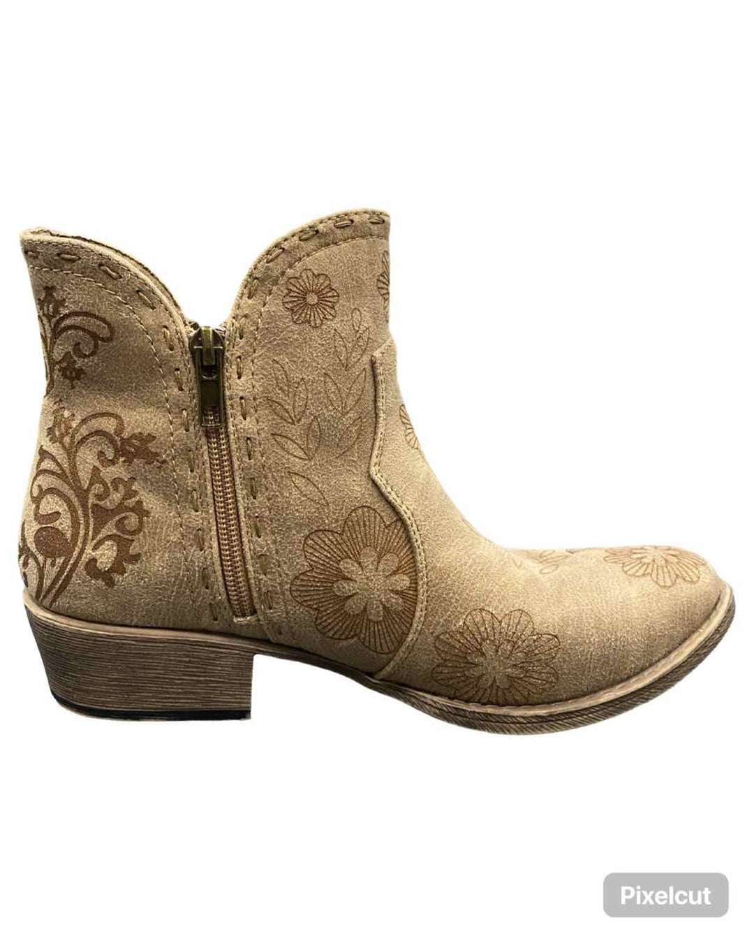 Very G Shoe Size 8 Brown Manmade Drift Boots(Ankle)