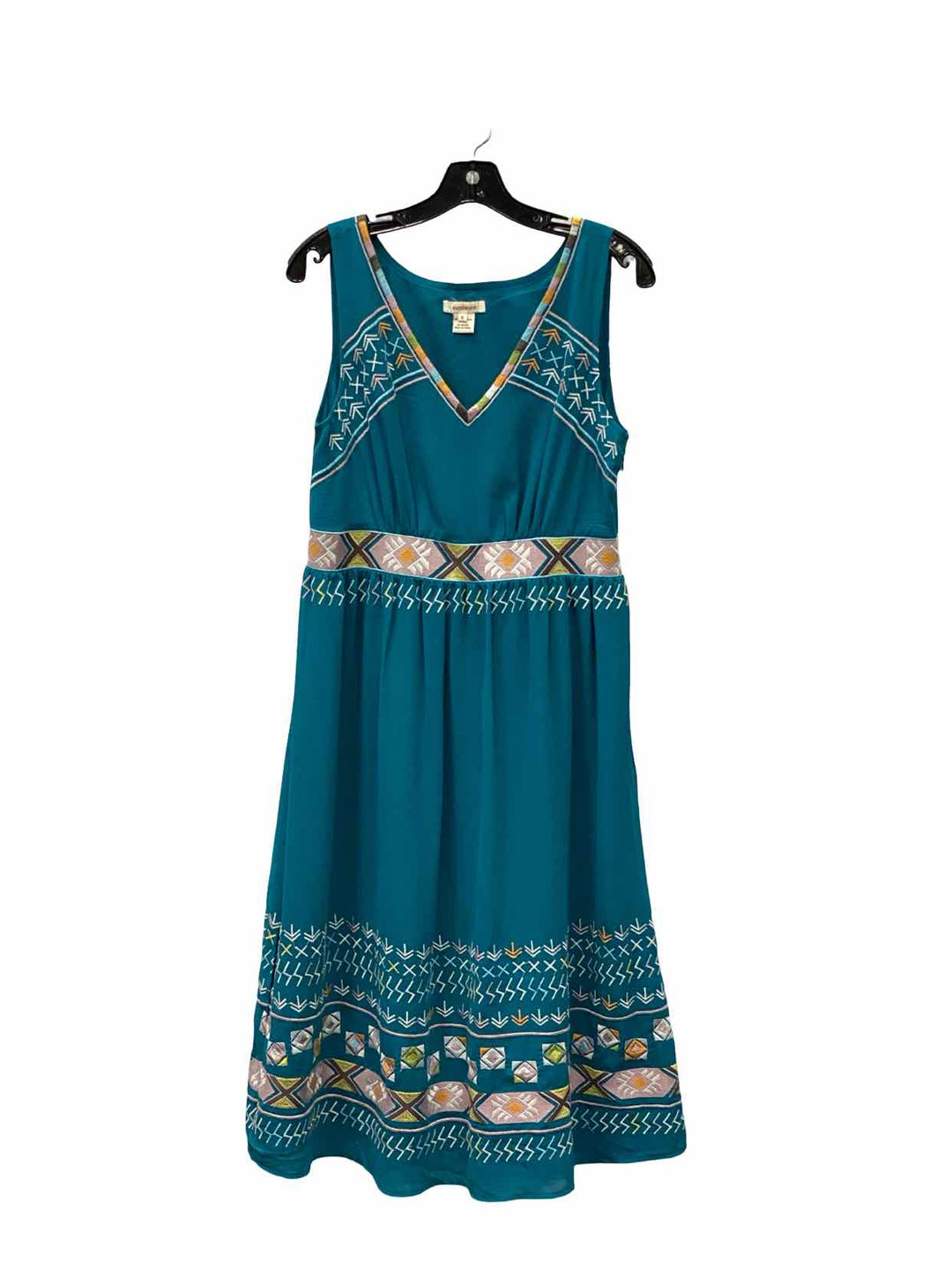 Sundance Size 8 Turquoise print Dress