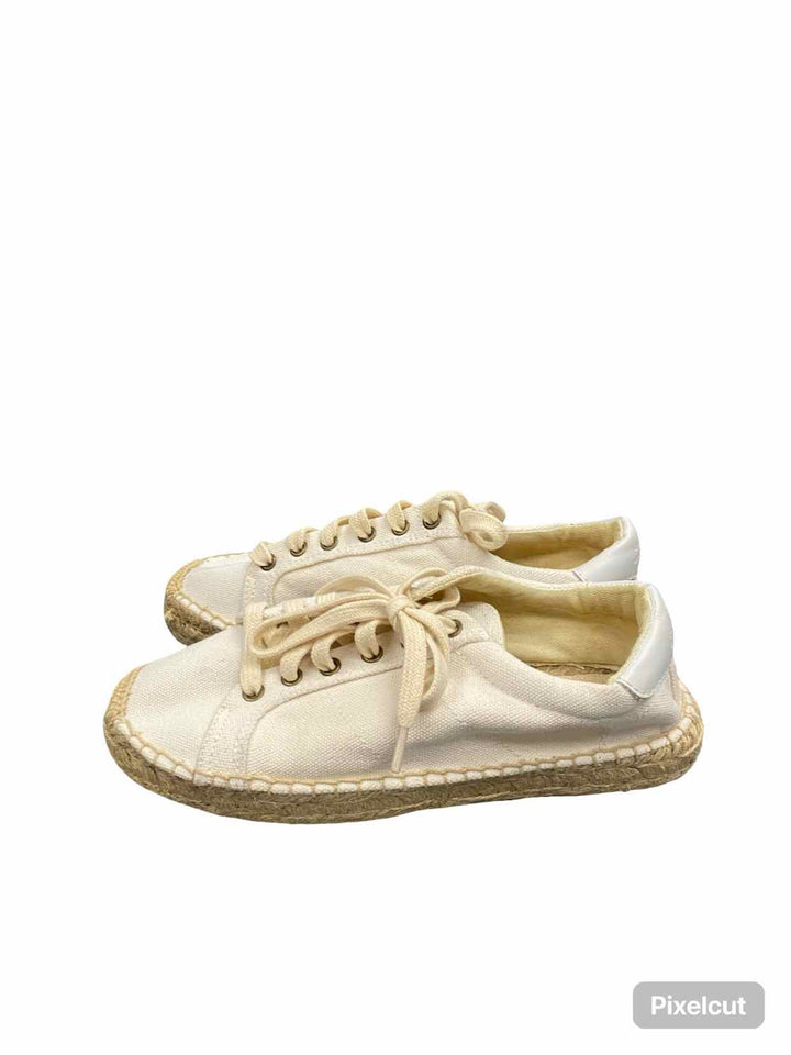 Soludos Shoe Size 7 Off White Canvas Sneakers