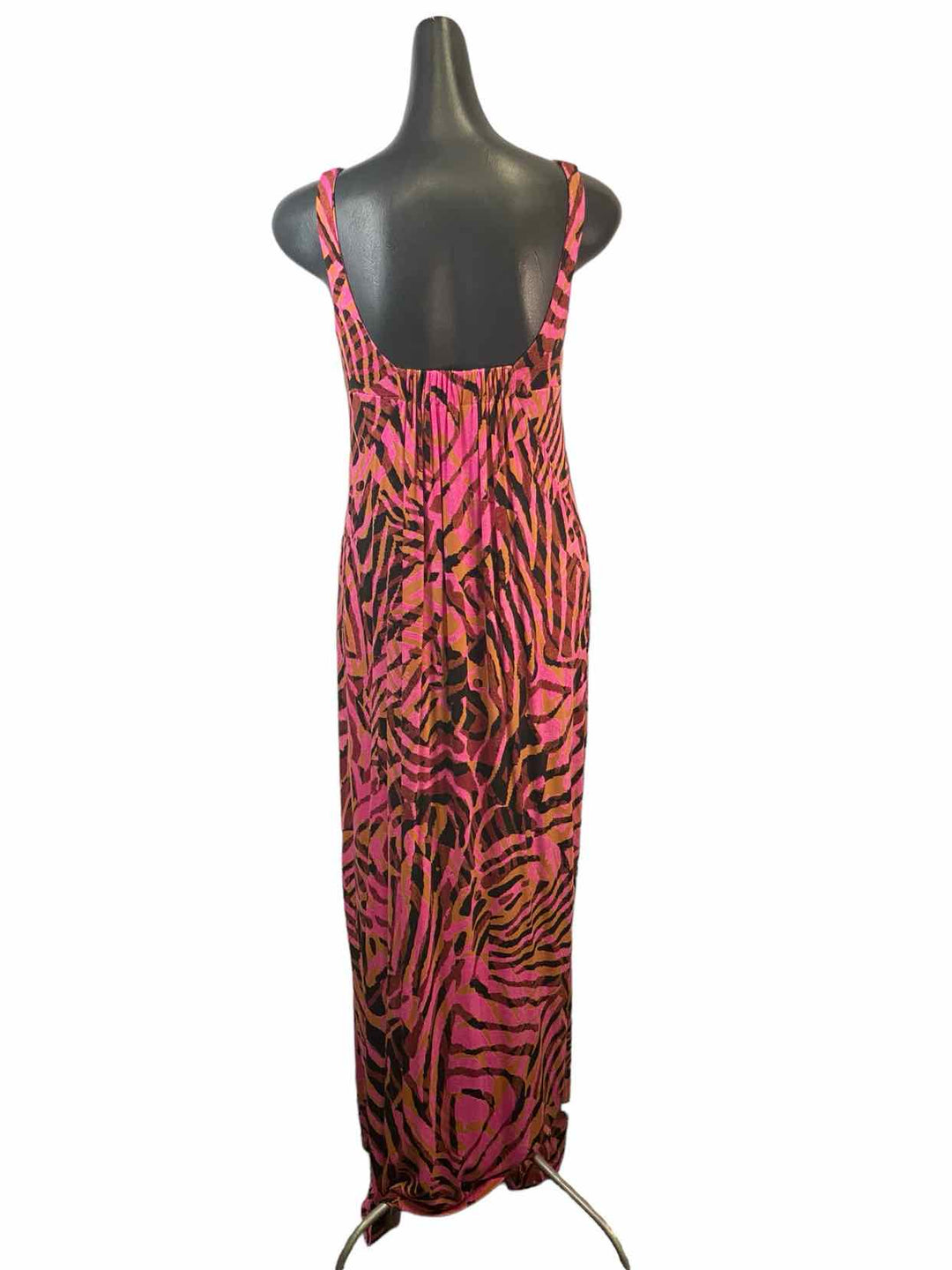 Cabi Size M Pink Orange Print Dress