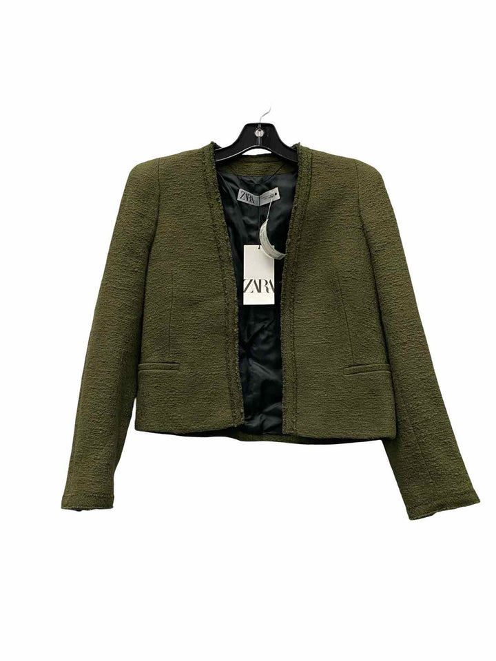 ZARA Size XS Green NWT Jacket