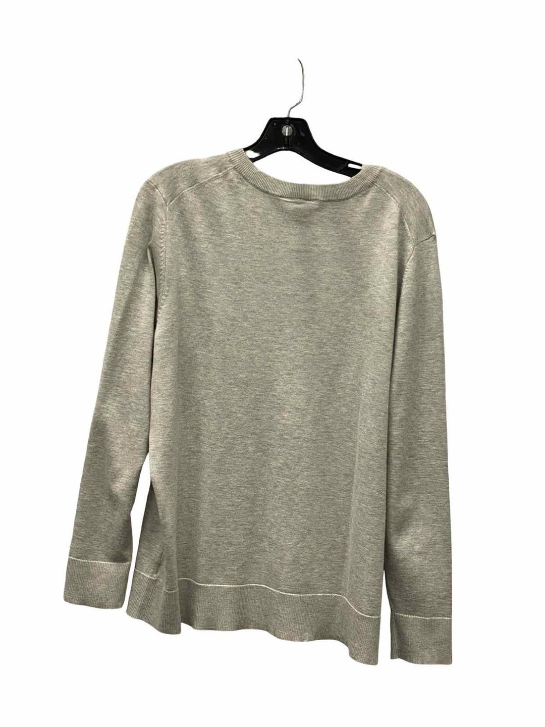 Lane Bryant Size 1 Grey Long Sleeve Shirts