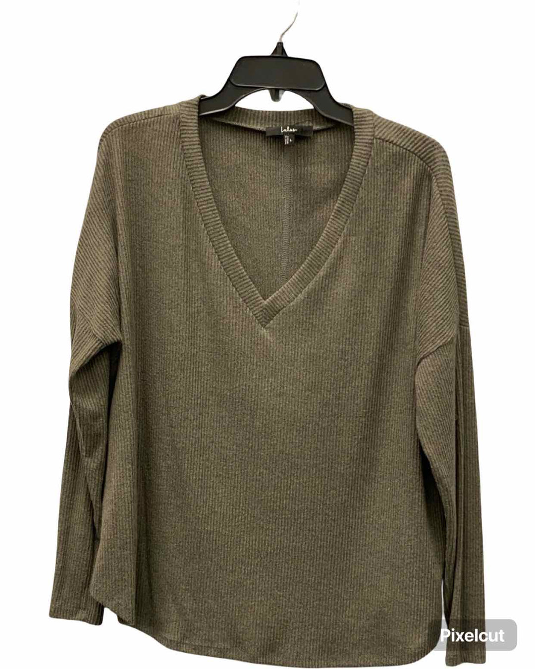 Lulus Size L Green Long Sleeve Shirts