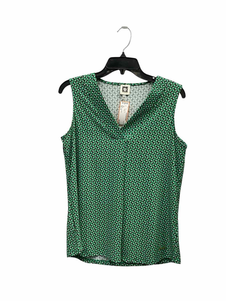 Anne Klein Size S Green Tank Top