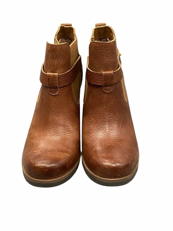 Korks Shoe Size 7.5 Brown Leather Boots(Ankle)