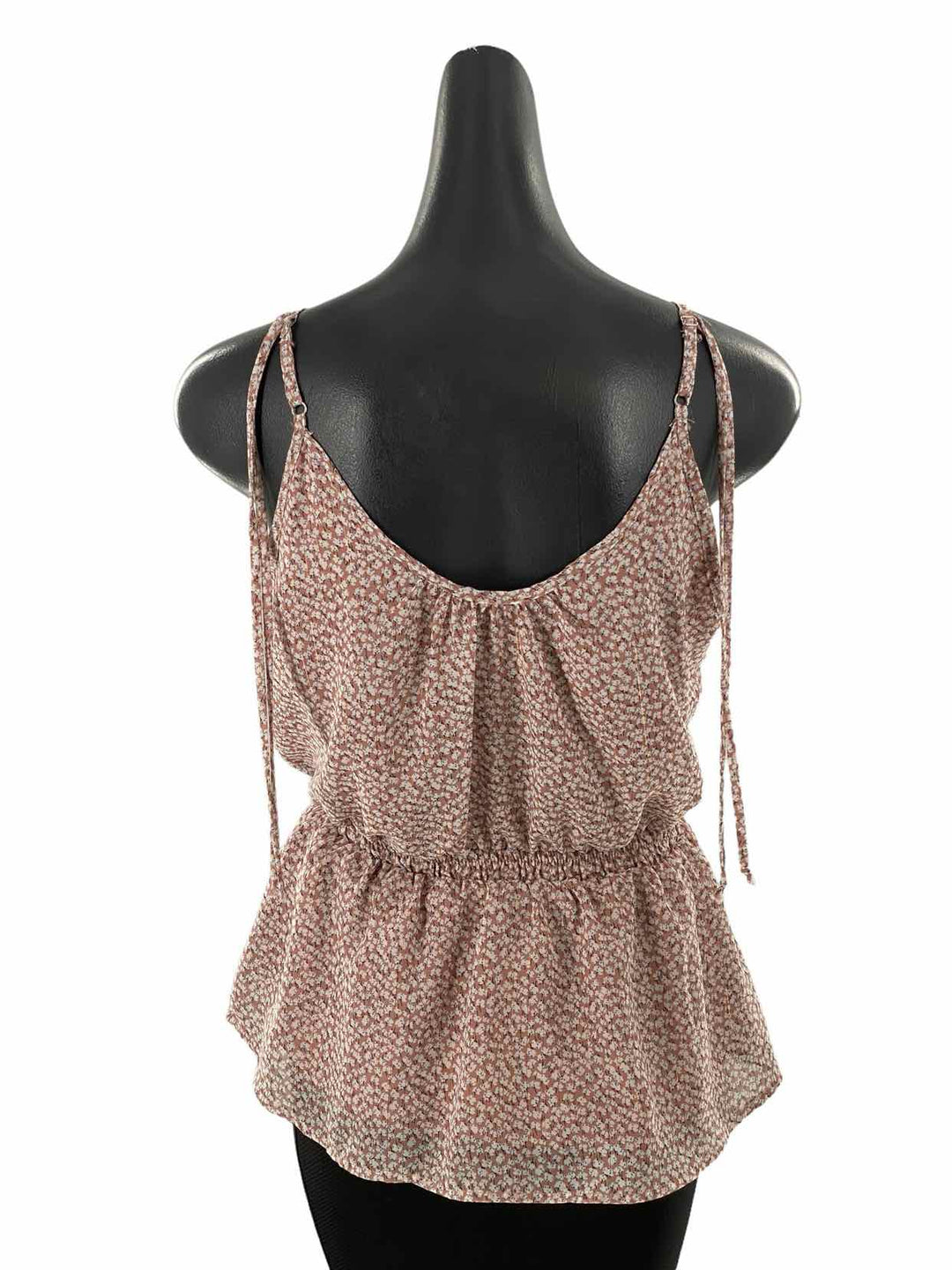 Sienna Sky Size M Pink White Print Tank Top