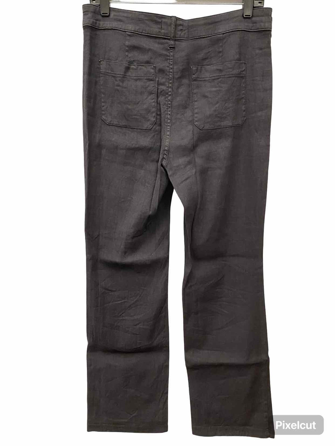 NYDJ Size 8 Grey Linen Pants