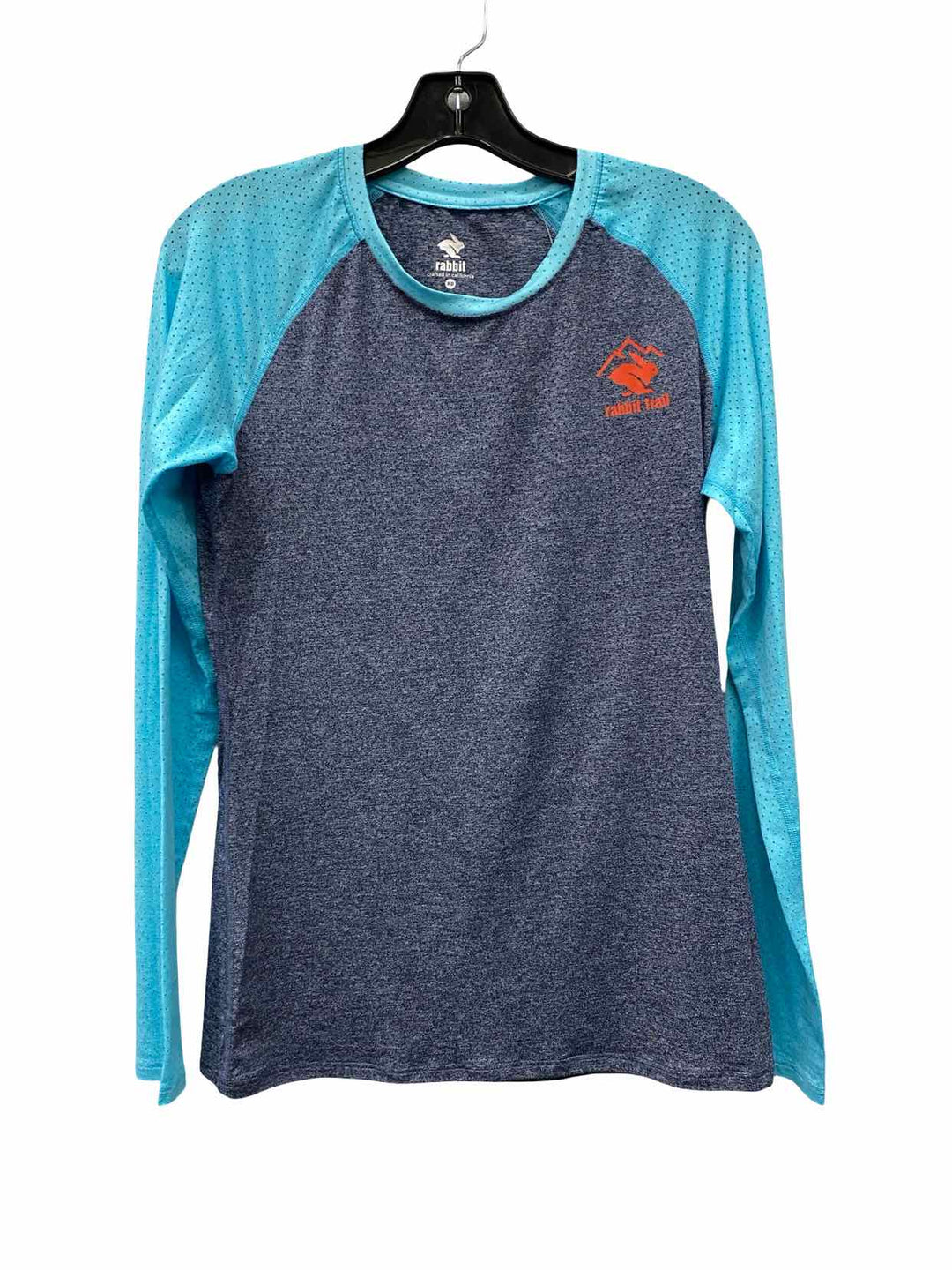 Rabbit Size MD Grey Blue Long Sleeve Shirts