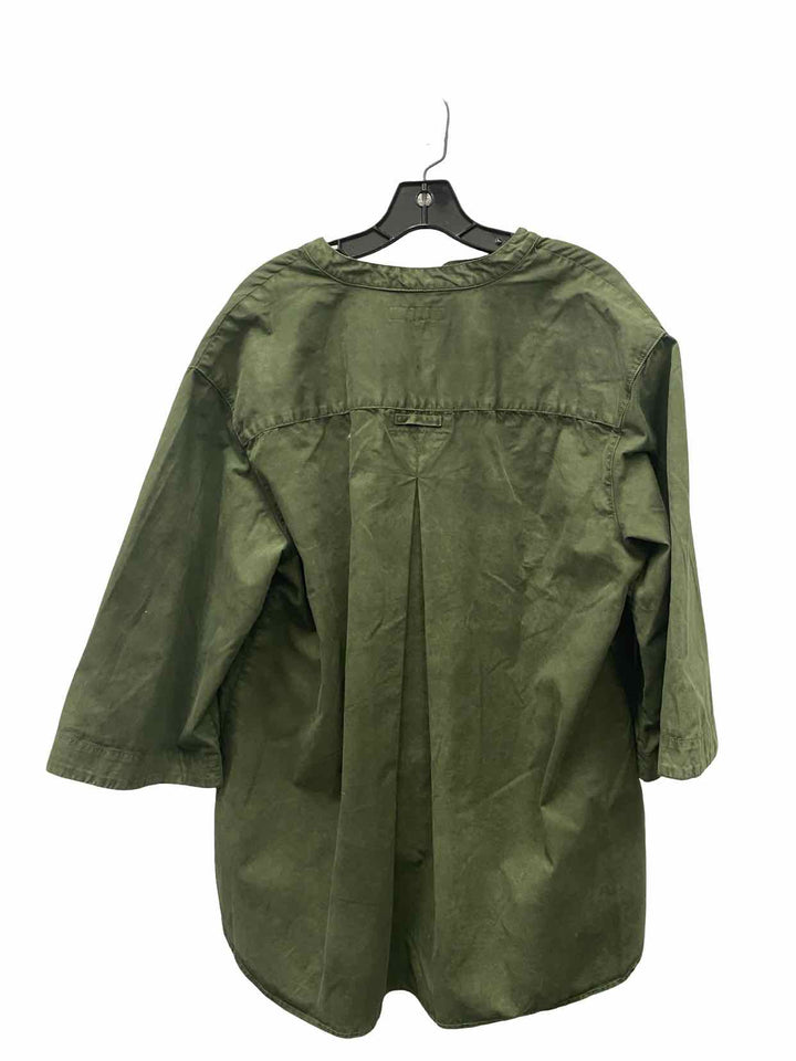 Banana Republic Size L Green 100% cotton Jacket