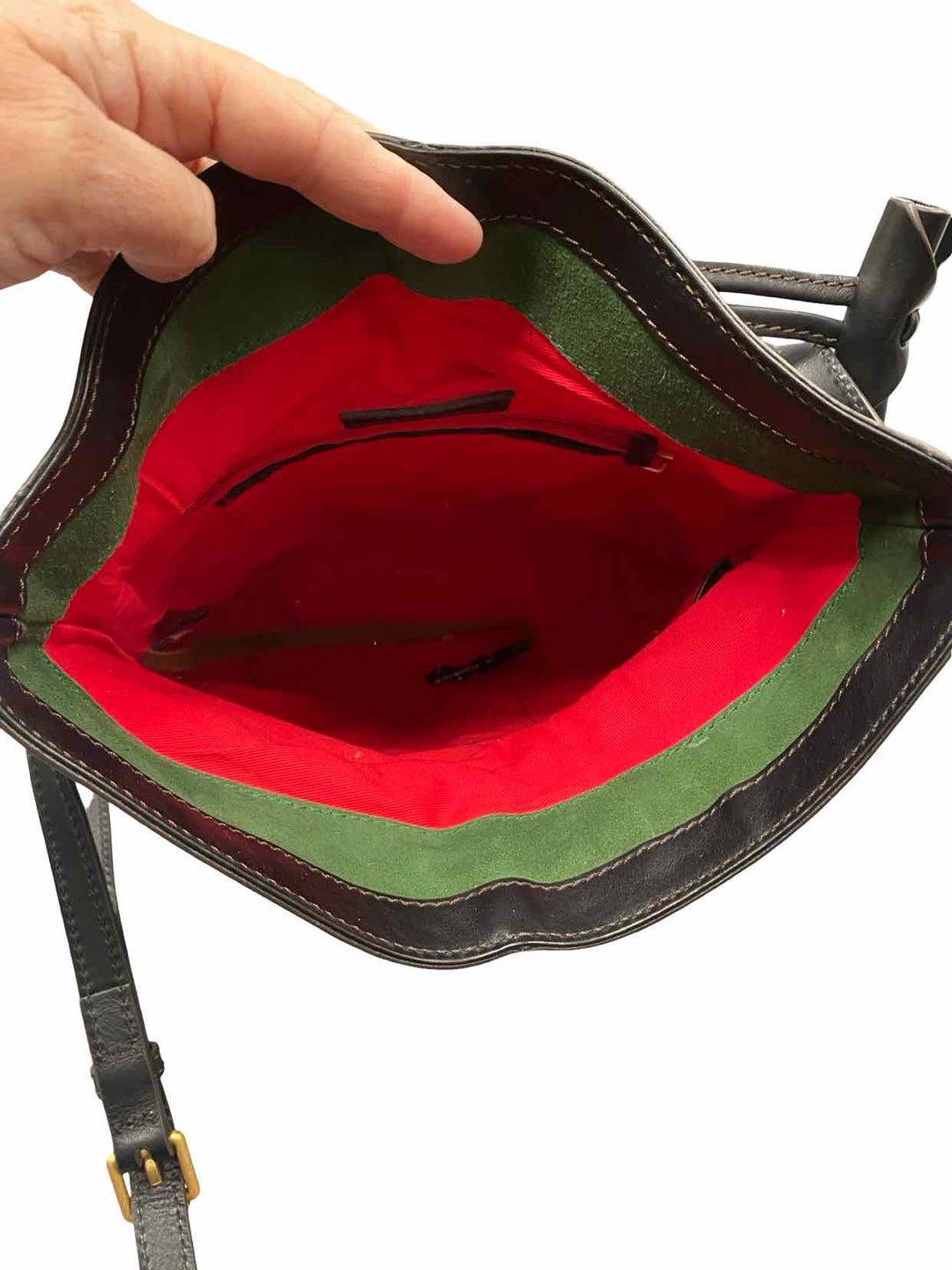 Dooney & Bourke Black Florentine Medium Toggle Crossbody Purse