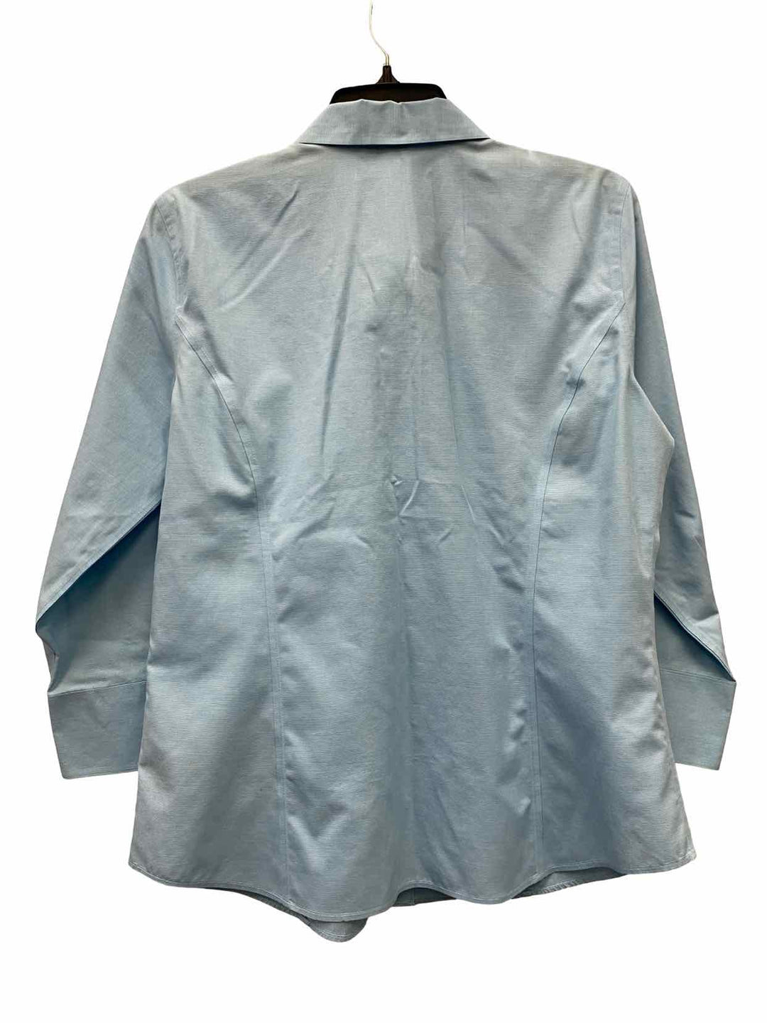 Liz Claiborne Size 8 Blue 100% cotton Long Sleeve Shirts