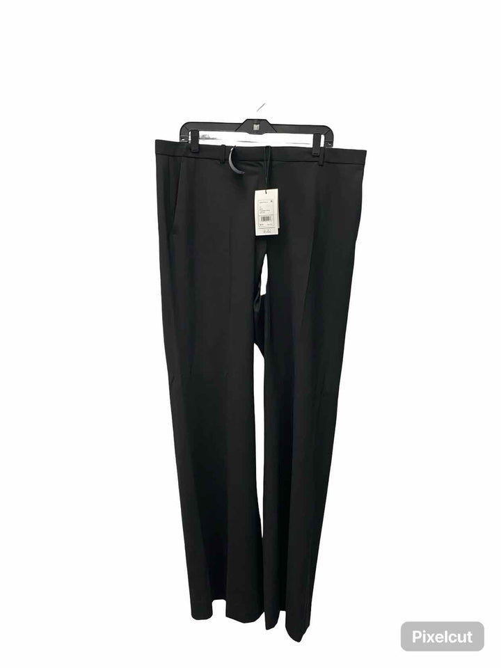 Theory Size 16 Black 100% cupro Pants
