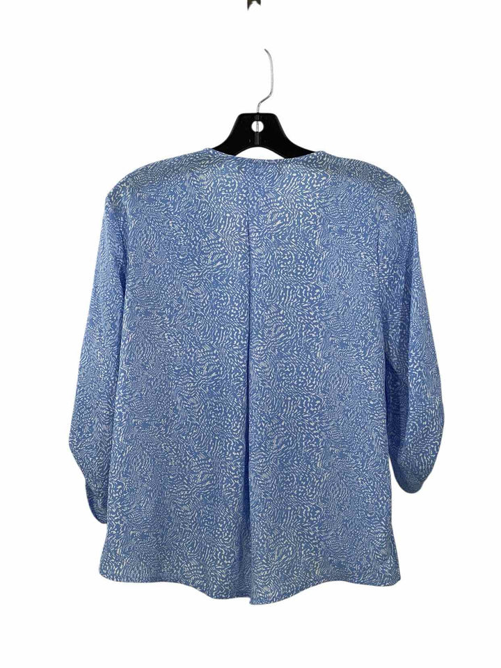 Common Collection Size S Blue Print Long Sleeve Shirts