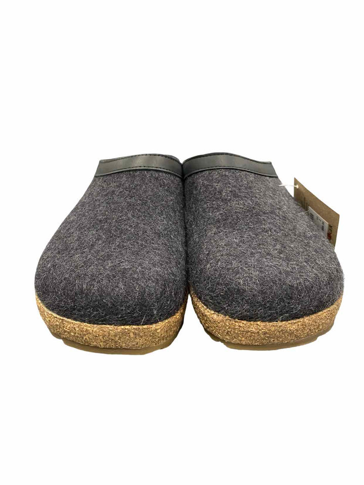 Haflinger Shoe Size 41 Charcoal Felt NWT Grizzly Wool Clogs