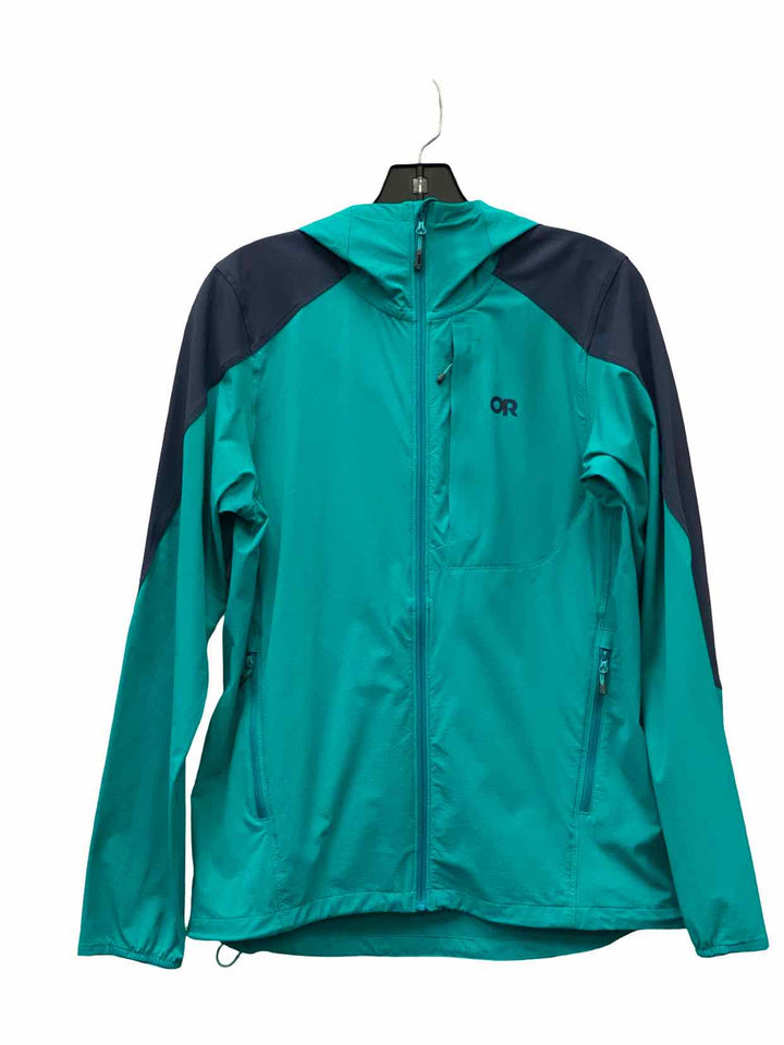 Outdoor Research Size M Teal Ferrosi Hoodie Jacket (Outdoor)