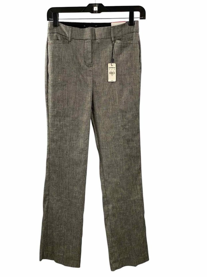 Express Size 0S Gray Tweed Pants