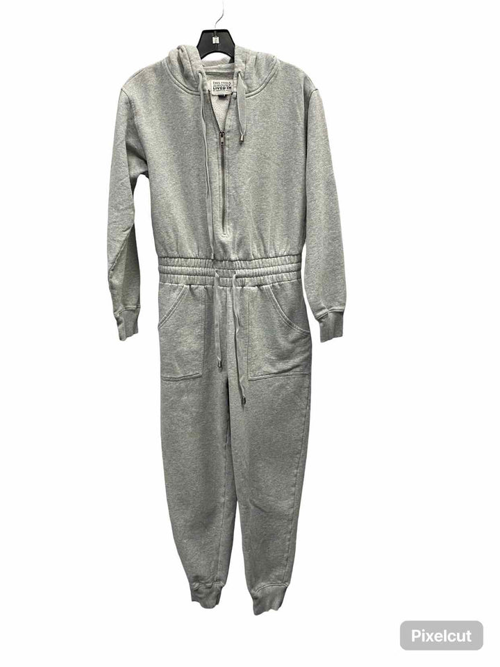 American Eagle Size S Grey Hoodie Jumpsuit Dress