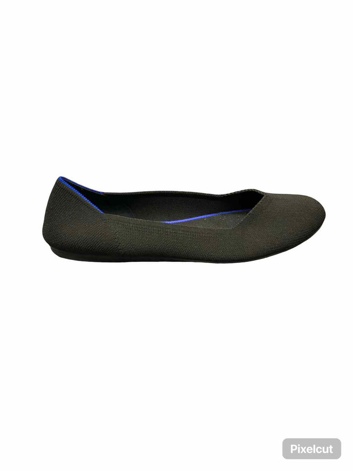 Rothy's Shoe Size 10.5 Black Recycled plastic bottles The Point Flats Flats