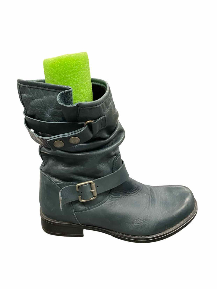 Eric Michael Shoe Size 39 Blue Leather Boots(Ankle)
