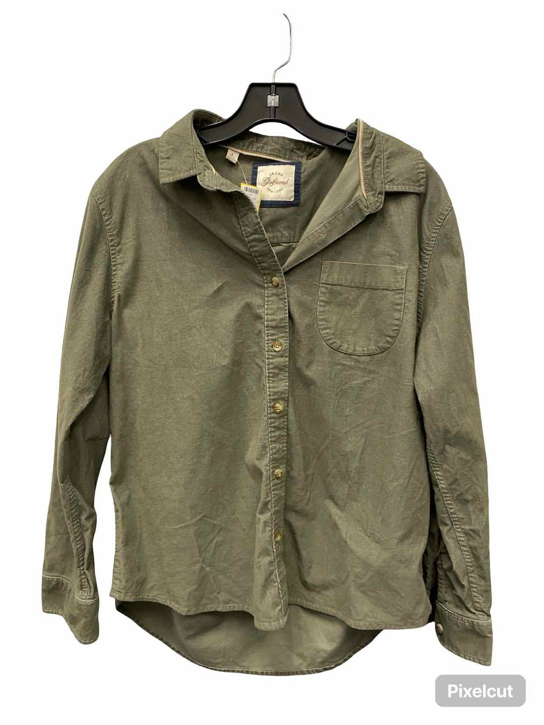 Jach's Girlfriend Size L Green Long Sleeve Shirts