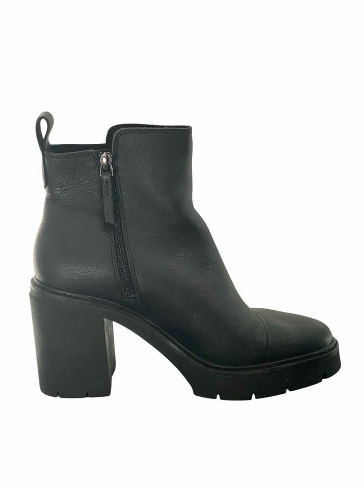 Toms Shoe Size 9.5 Black Rya Heeled Boots(Ankle)