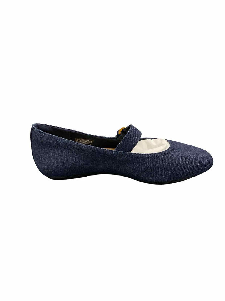 Fitflop Shoe Size 7.5 Blue Mary Jane Flats