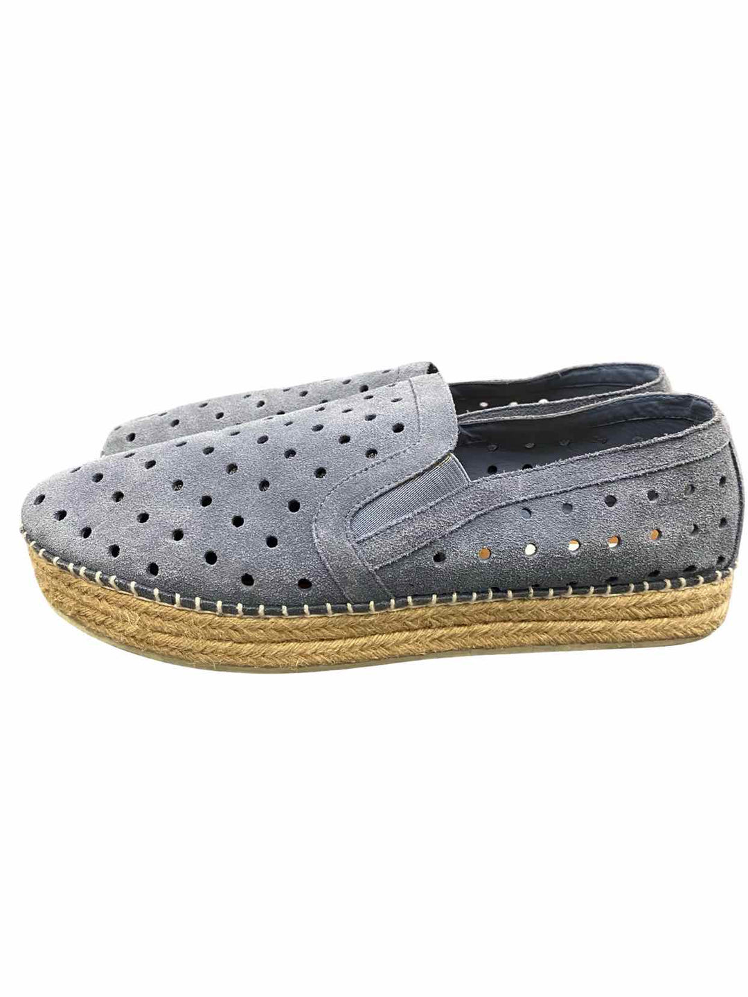 Steve Madden Shoe Size 11 Blue Leather Espradrille Flats