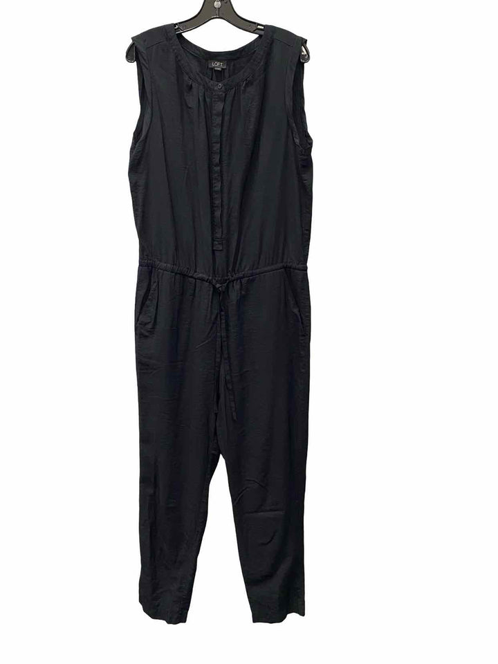 Loft Size L Black Dress