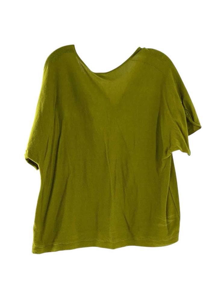 J. Jill Size 1X Green Short Sleeve Shirts