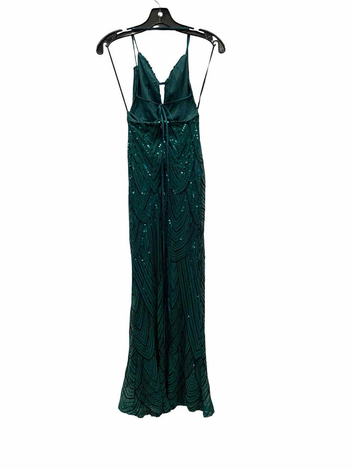 Thatssofetch Size 2 Green sequined Dress