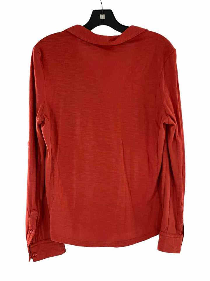 Caslon Size S Red Long Sleeve Shirts