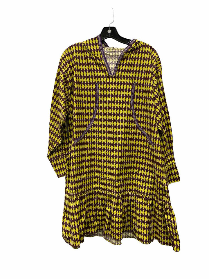 Ukala Size L/XL Green Print Dress