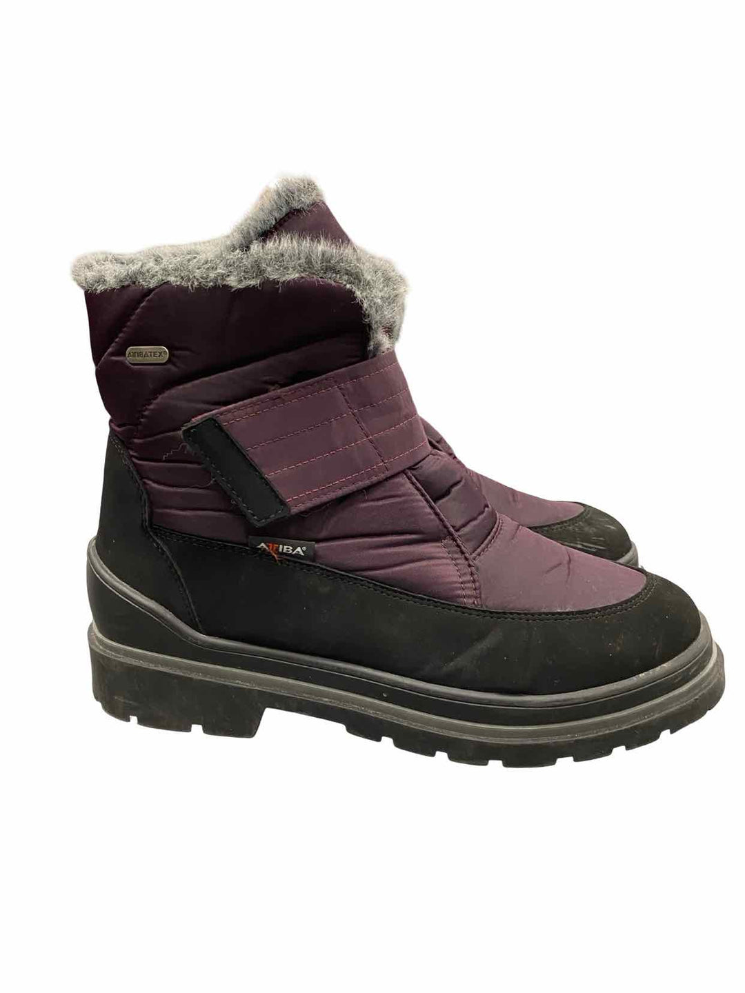 ATTIBA Shoe Size 42 Purple Black Flip Grip Outsole Boots(Ankle)