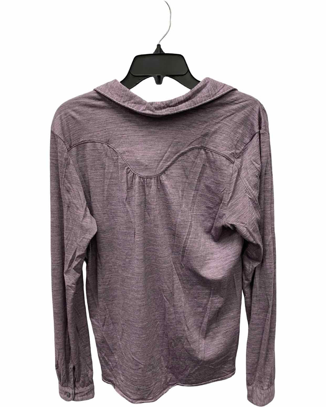 ibex Size M Purple 100% Merino Wool Long Sleeve Shirts