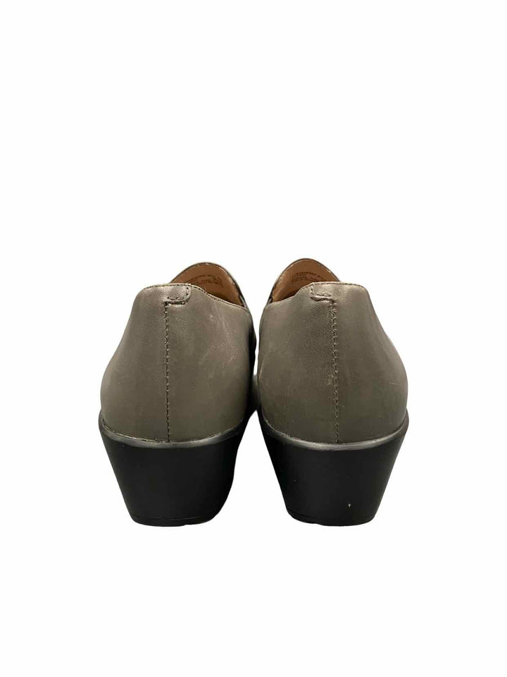 Dansko Shoe Size 41 Gray Leather Loafers