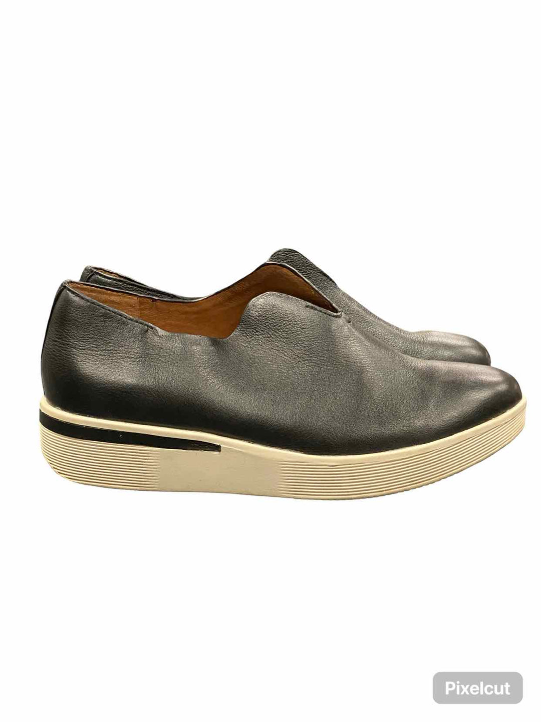 Gentle Souls Shoe Size 8 Black Leather Halden Sneakers