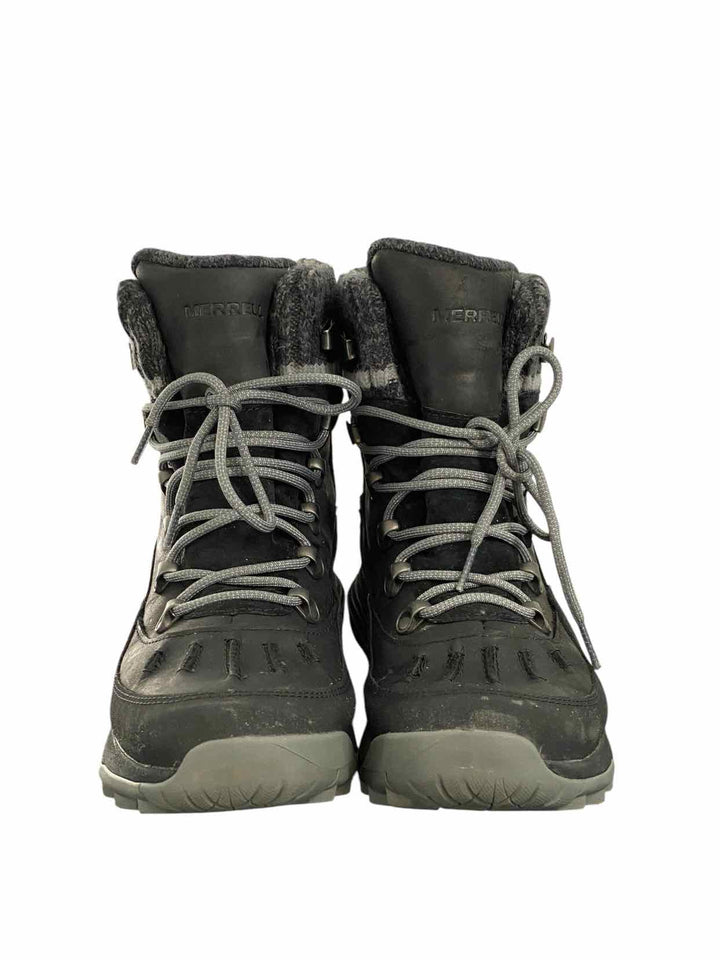 Merrell Shoe Size 10 Black Siren 4 Thermo Mid Zip Waterproof Boots(Ankle)