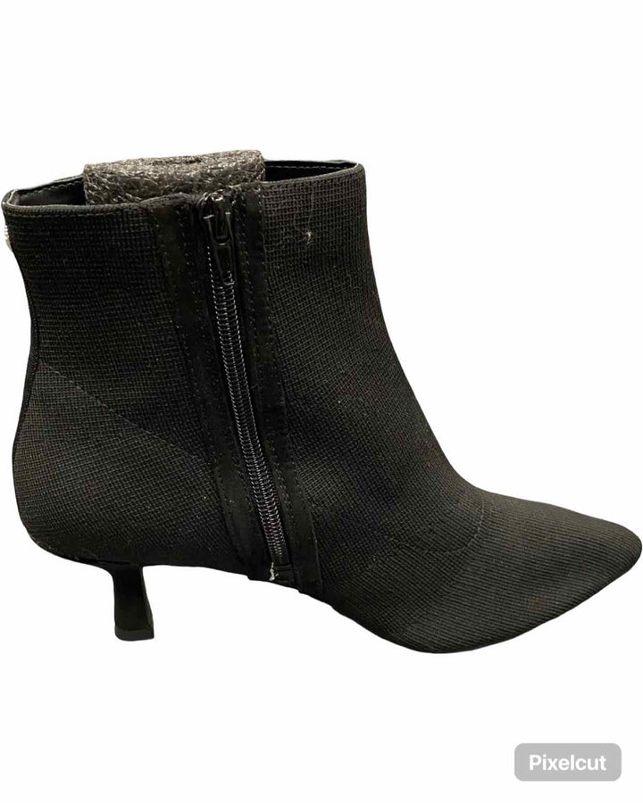 Anne Klein Shoe Size 9 Black Federica Pointed Toe Boots(Ankle)