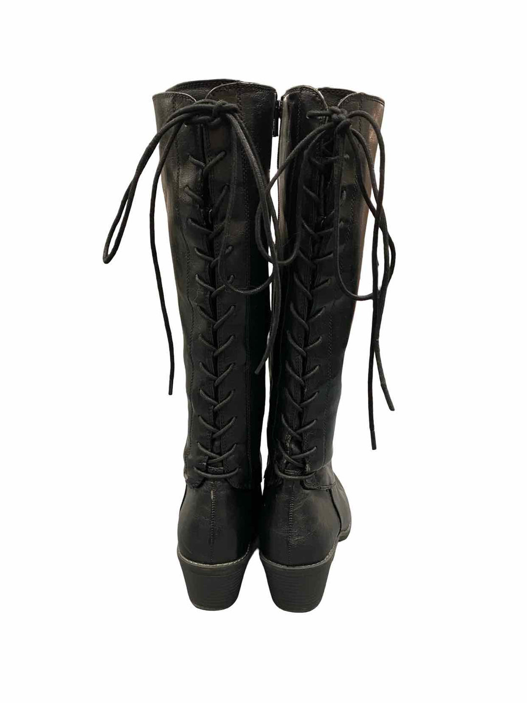 Sofft Shoe Size 9 Black Leather Sharnell 2 Boots(knee)