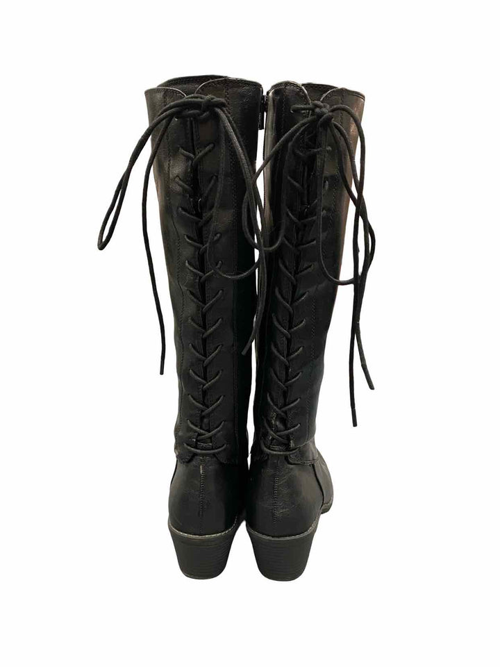 Sofft Shoe Size 9 Black Leather Sharnell 2 Boots(knee)