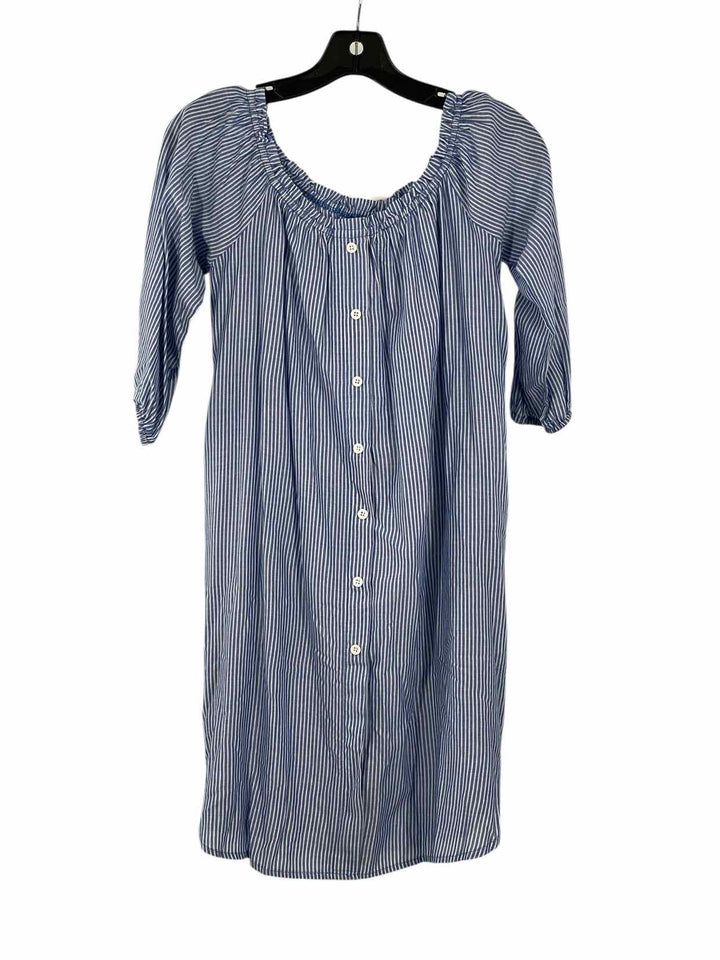 paperMoon Size S Blue White Striped Dress