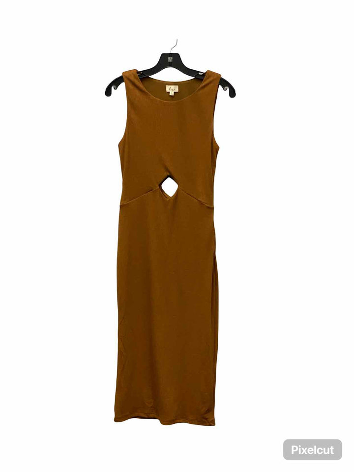 Lena Size M Brown Dress