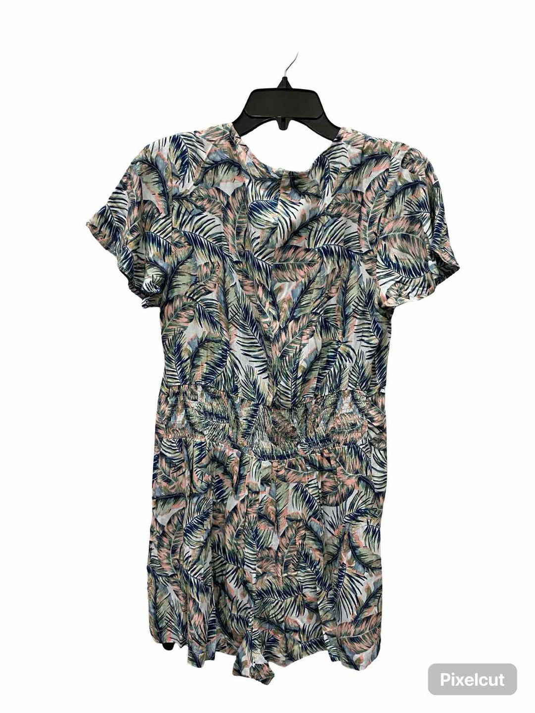 Lovestitch Size M Green Blue Leaf Dress