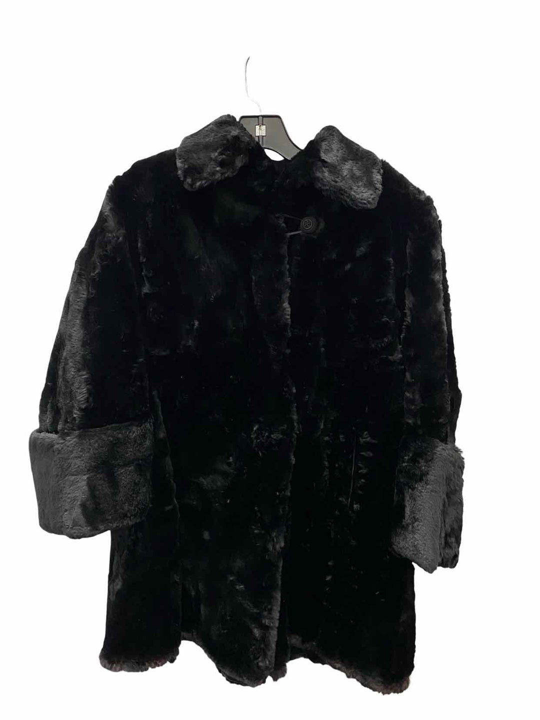 Size S Black Vintage Rabbit Coat(Long)