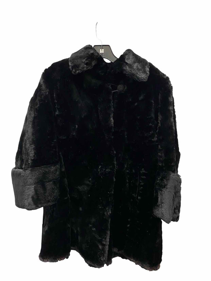 Size S Black Vintage Rabbit Coat(Long)