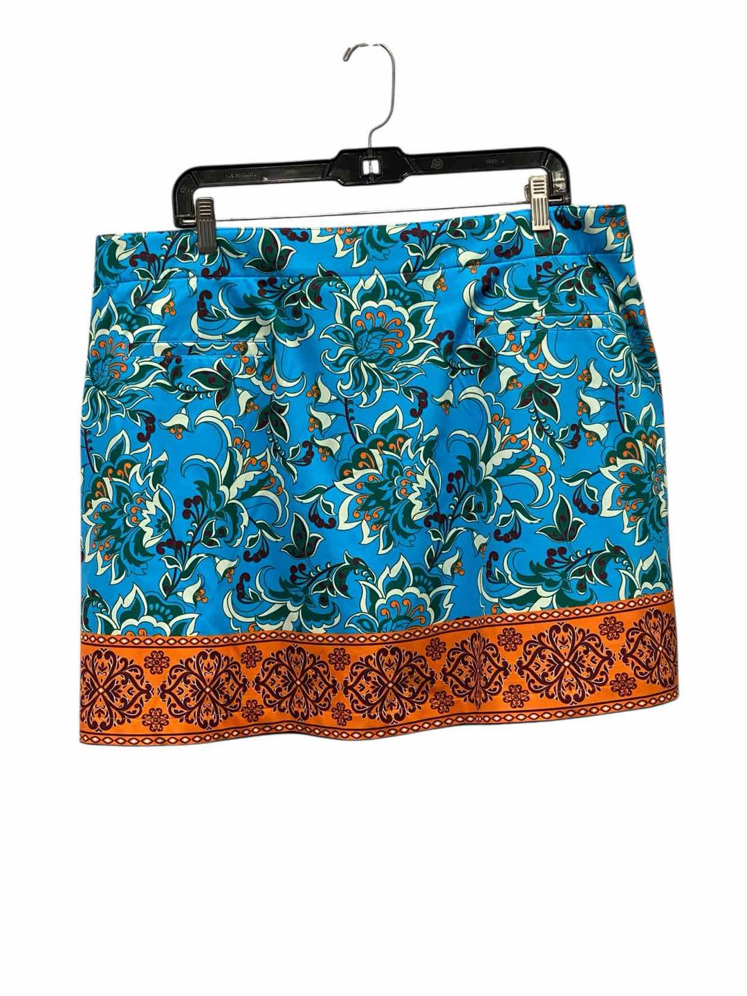 Lady Hagen Size 16 Blue Orange Skirt