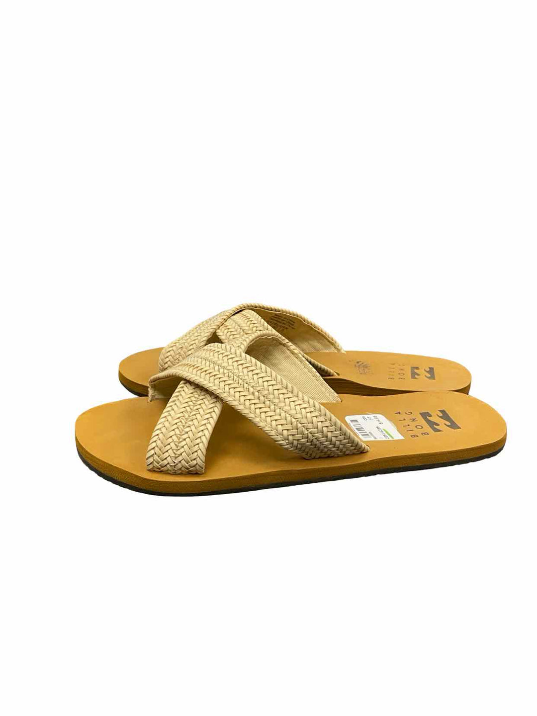 BILLABONG Shoe Size 7 Beige Avery Slide Sandals