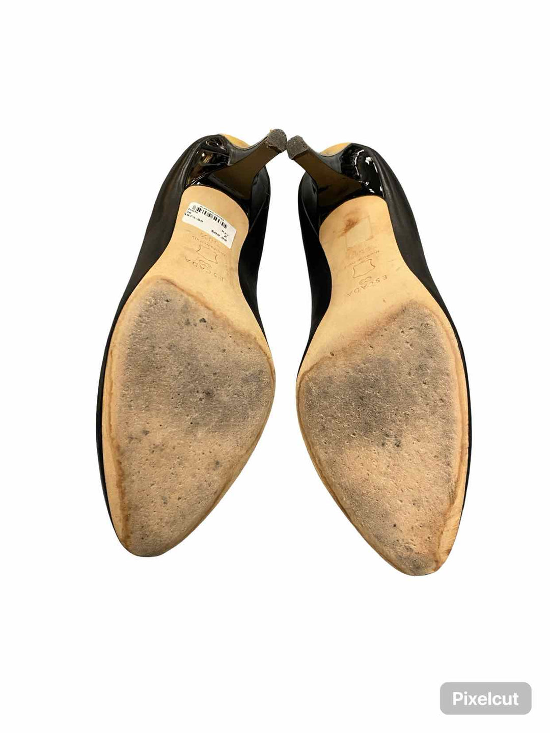 Escada Shoe Size 38 Black Leather Heels