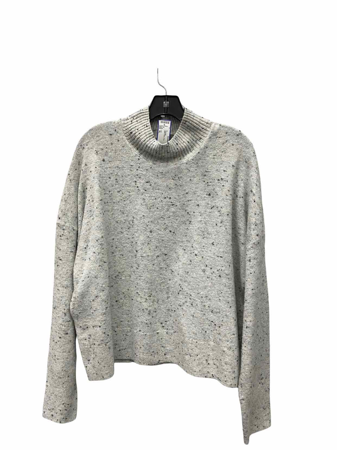 Loft Size XL White Black Print Sweater