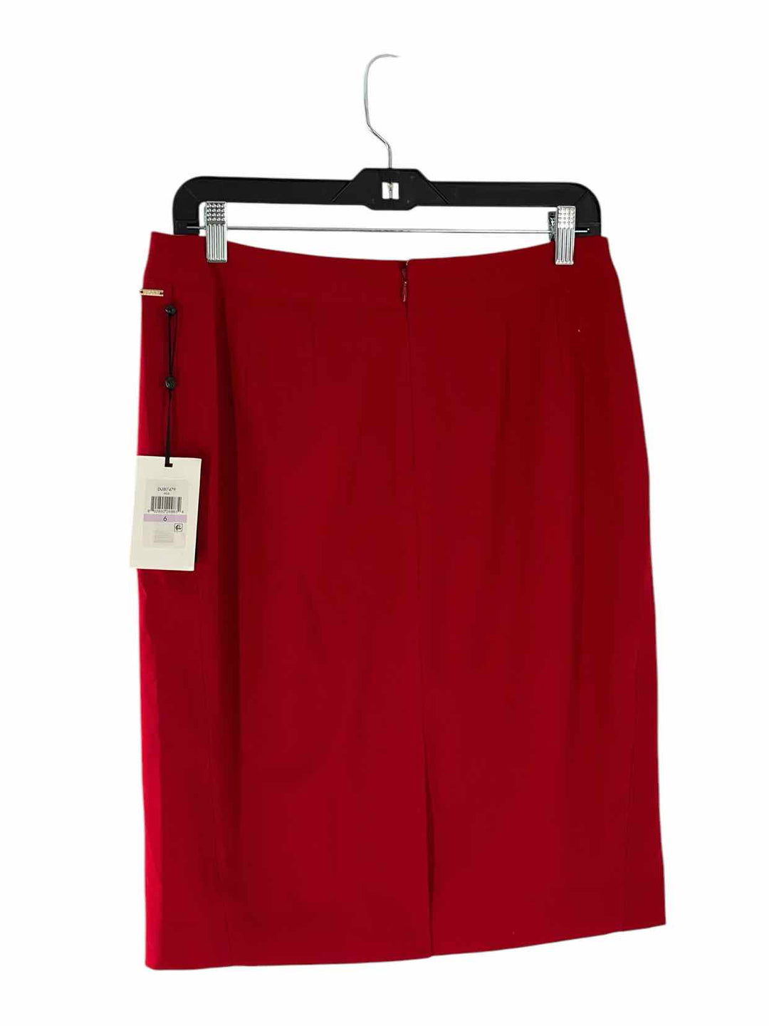 DKNY Size 6 Red Skirt